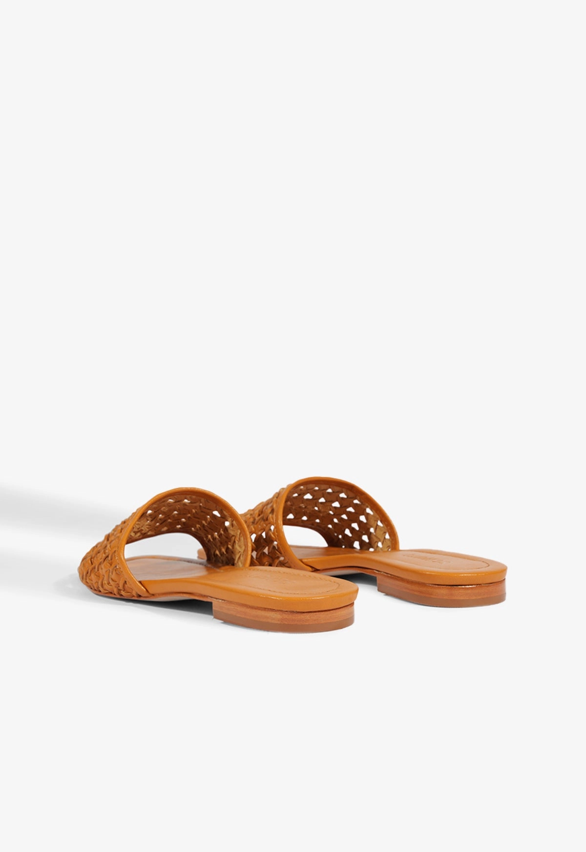 Juliet Gold Leather Flat Sandal