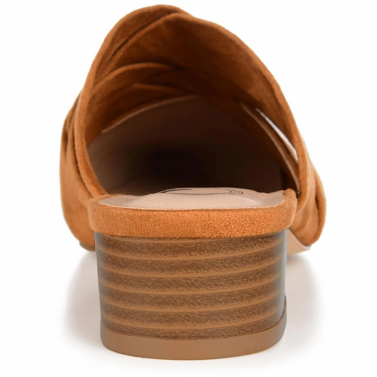 Kalida Womens Pointed Toe Slip On Mule Sandals