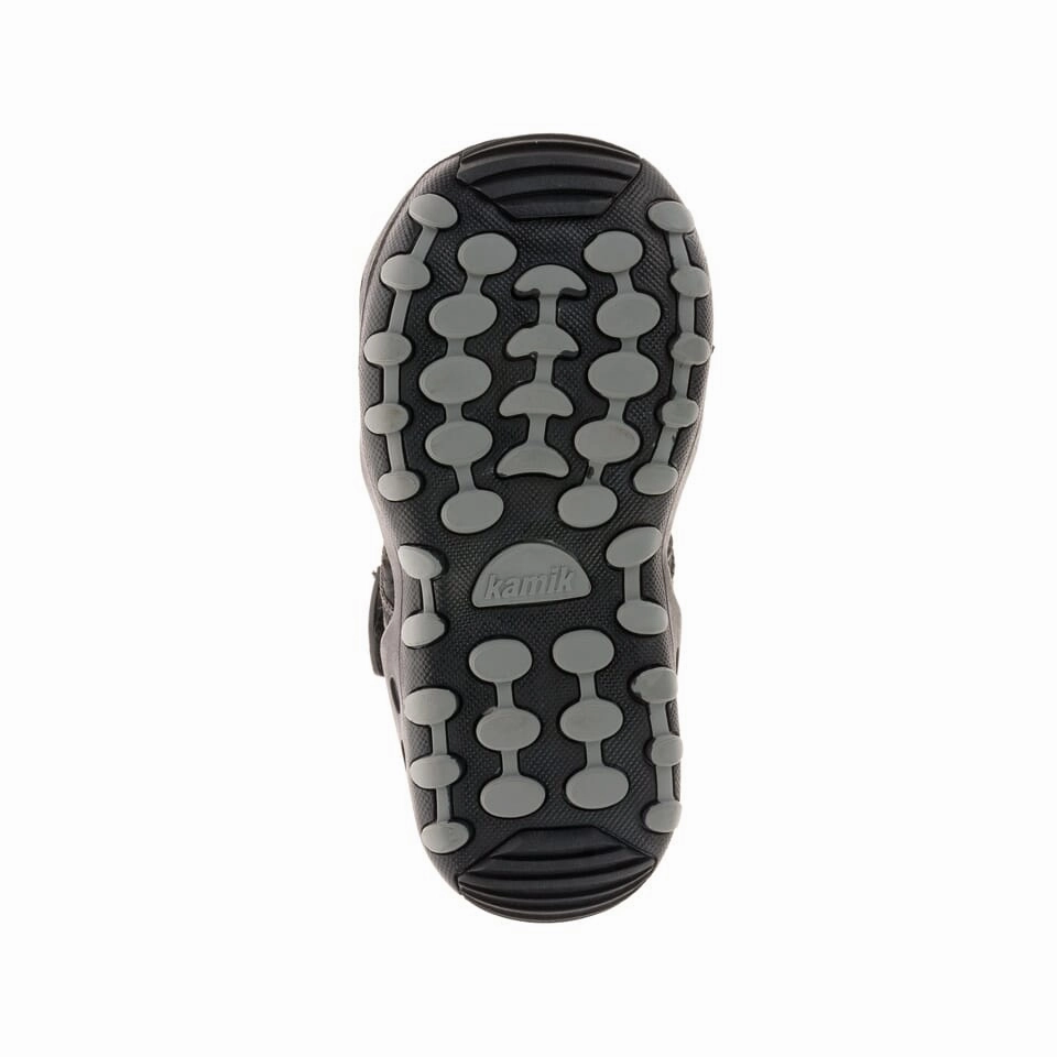 Kamik Black Crab Toddler Sandal