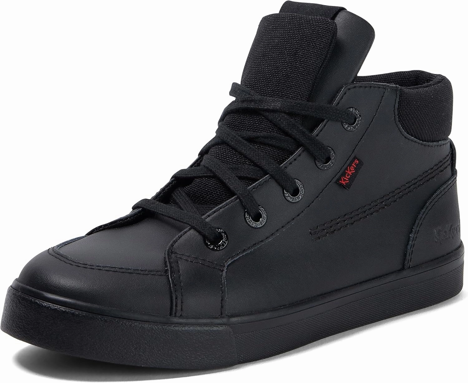 Kickers boys Tovni Hi Double Tongue School Uniform Shoe
