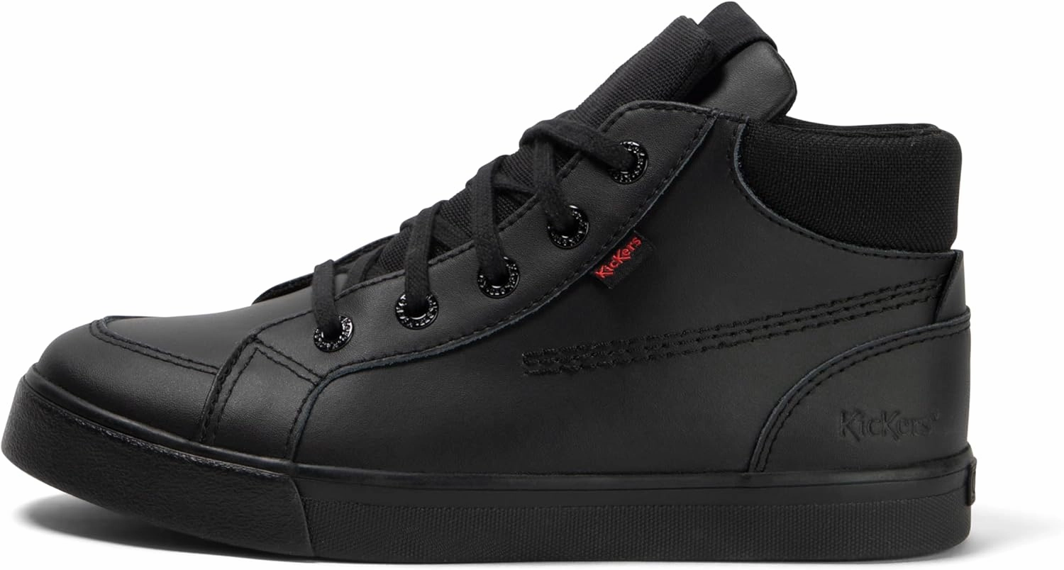 Kickers boys Tovni Hi Double Tongue School Uniform Shoe
