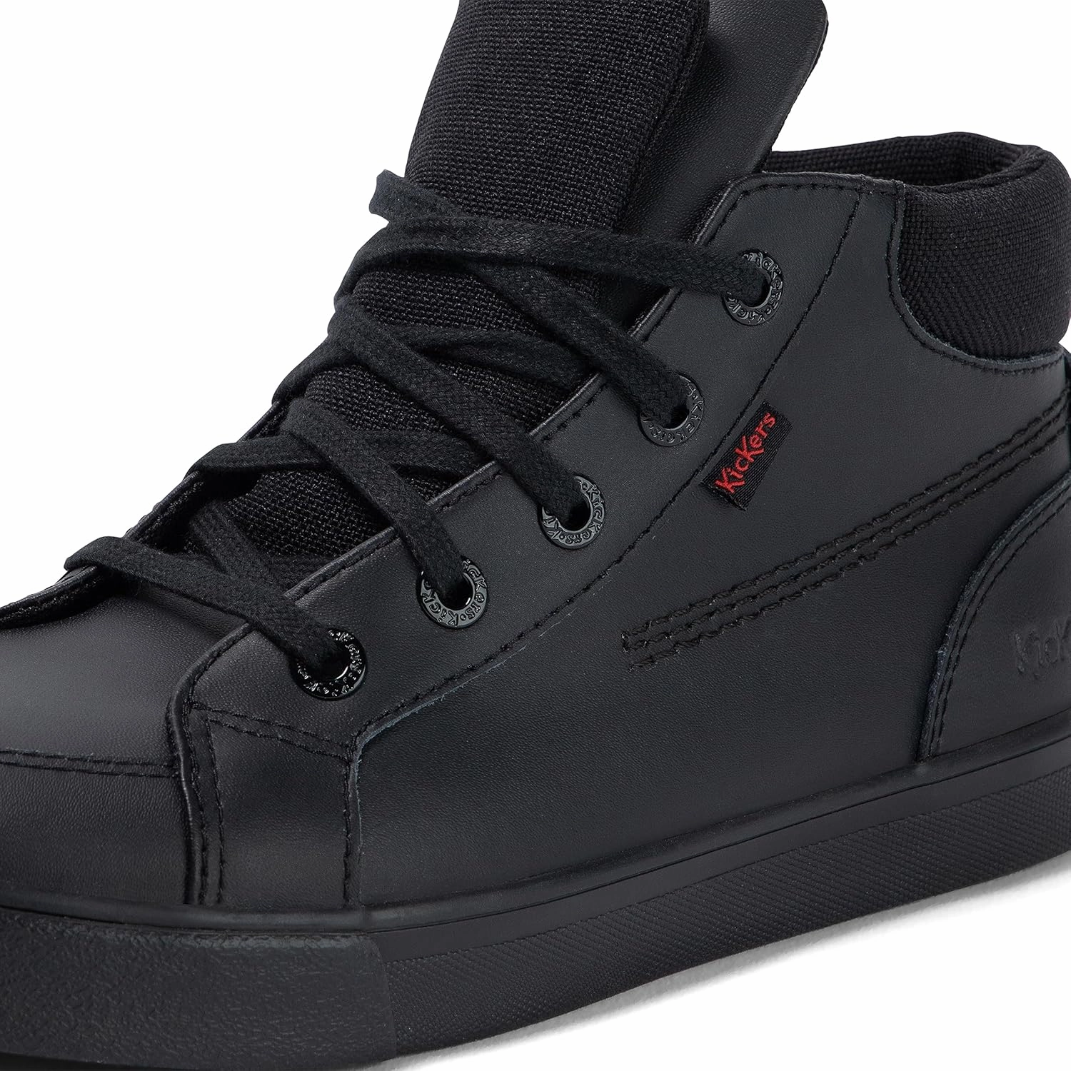 Kickers boys Tovni Hi Double Tongue School Uniform Shoe