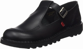 Kickers Women's Ankle Boots Leather School Shoes