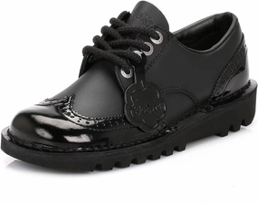 Kickers Women's Lace-Up Flats, Talla nica