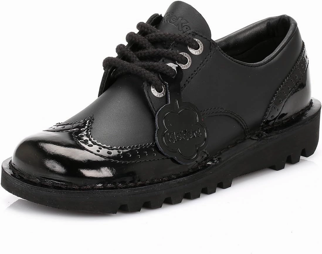 Kickers Women's Lace-Up Flats, Talla nica