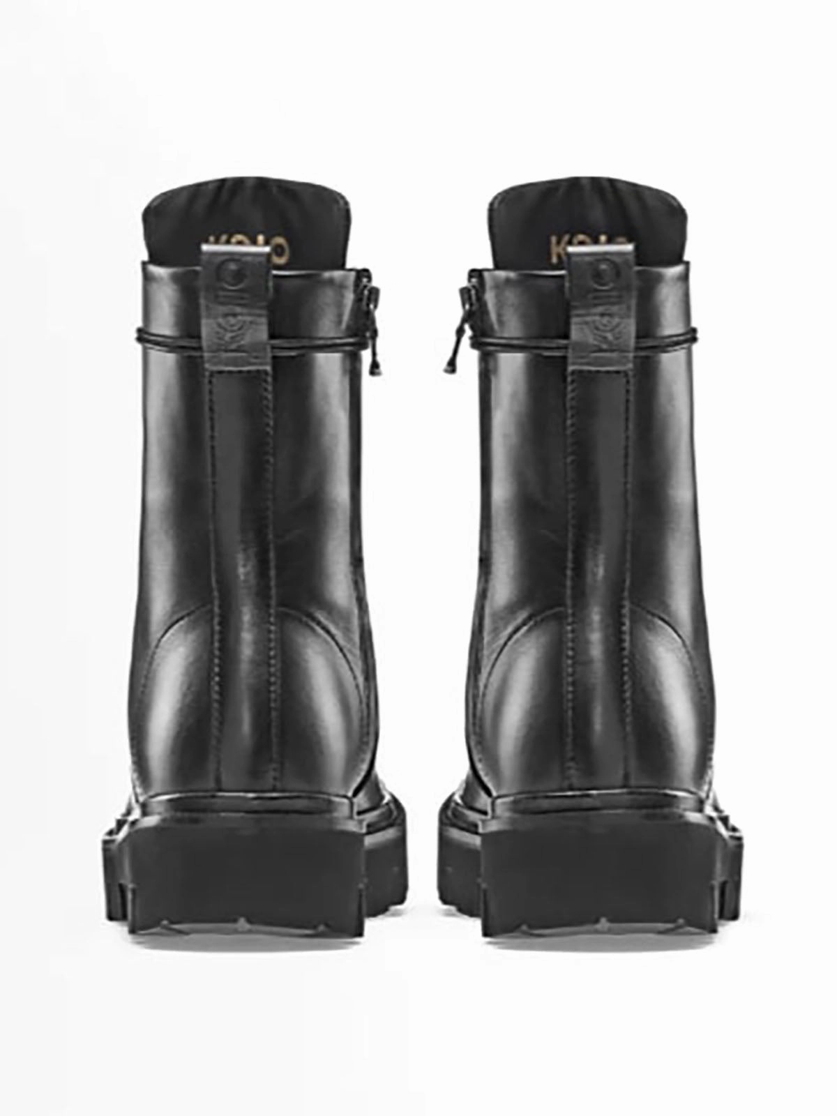 Koio Size 10 (40) Black Combat Boots