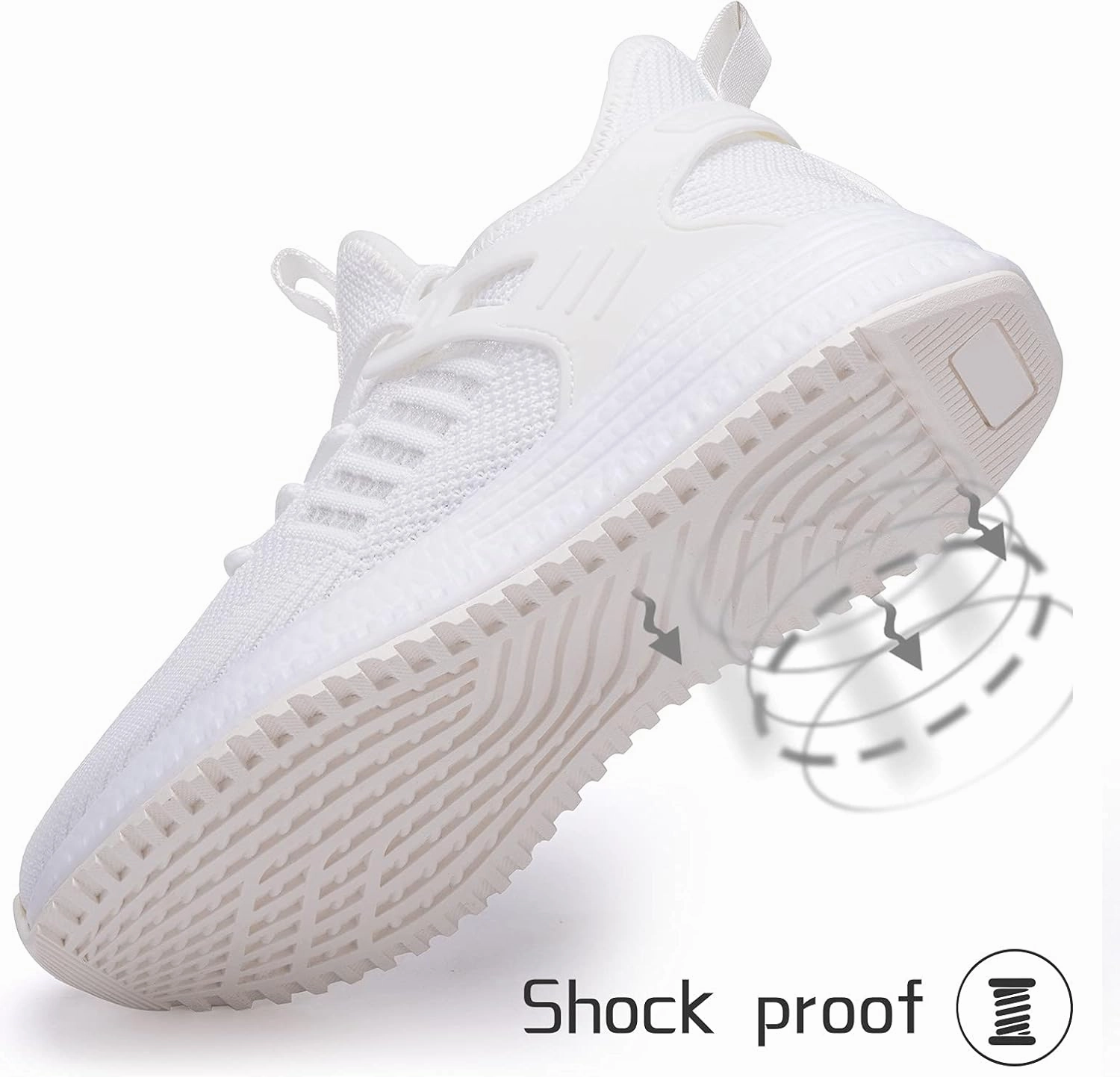 Ladies' Lightweight Athletic Shoes - Breathable Mesh, Cushioned Sole for Running & Training