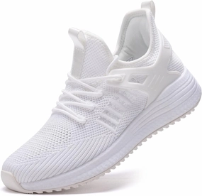 Ladies' Lightweight Athletic Shoes - Breathable Mesh, Cushioned Sole for Running & Training