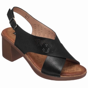 Lala Womens Cushioned Footbed Faux Leather Heels