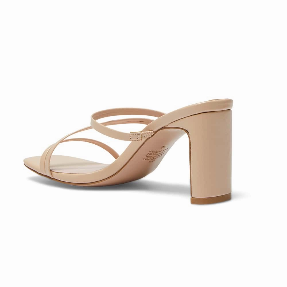 Latin Heel in Nude Smooth