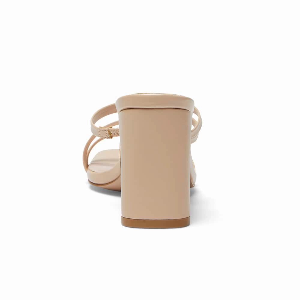 Latin Heel in Nude Smooth