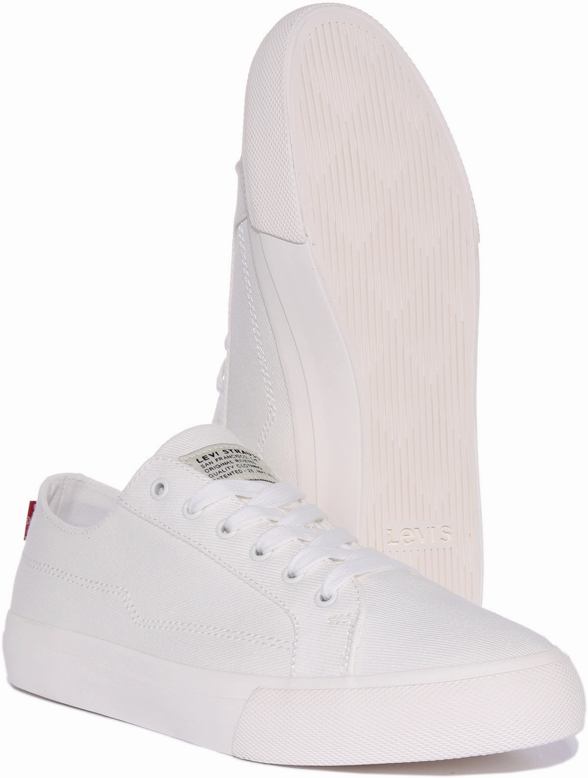 Levi Decon Lace In White For Men