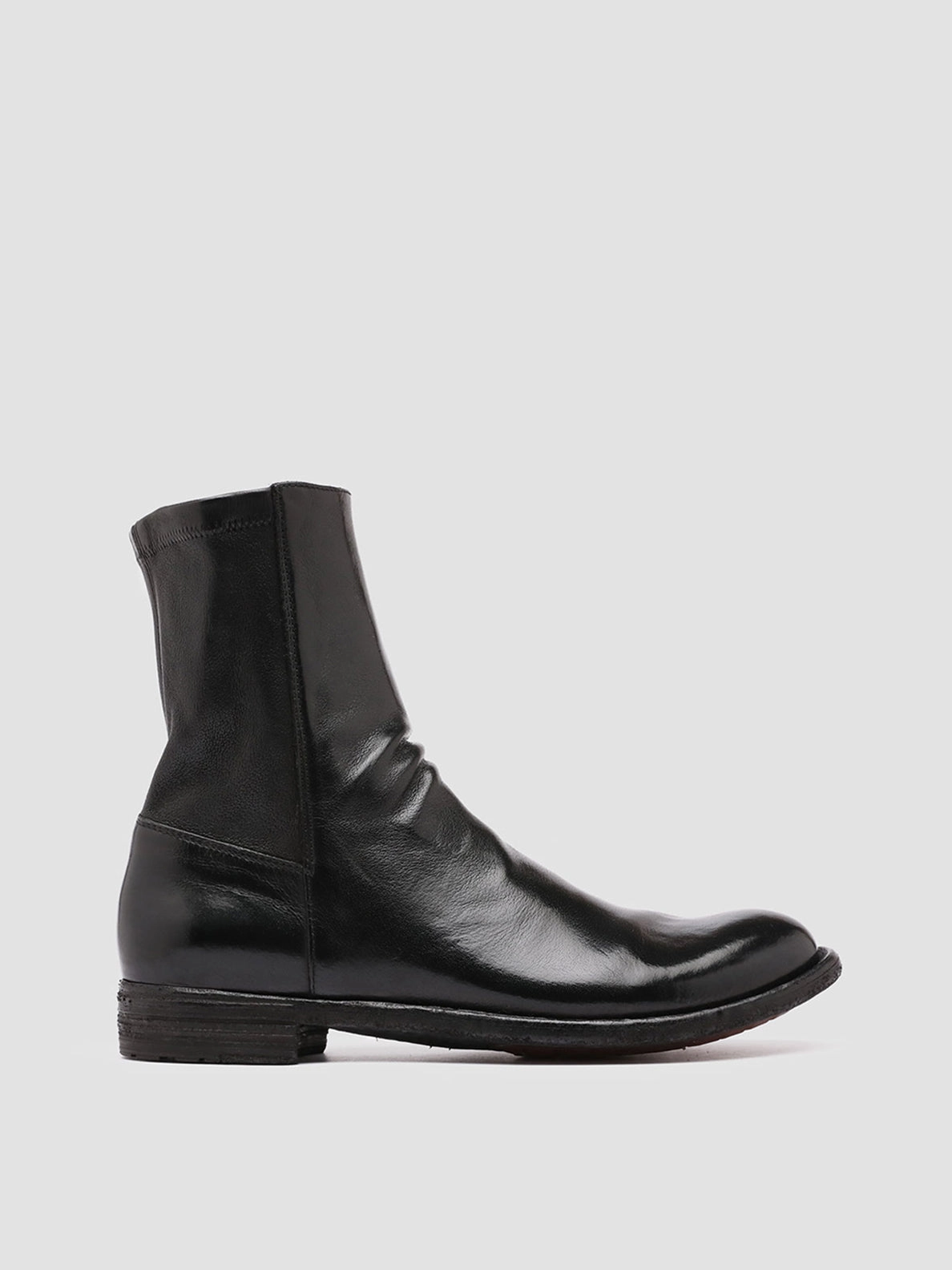 LEXIKON 135 - Black Leather Booties