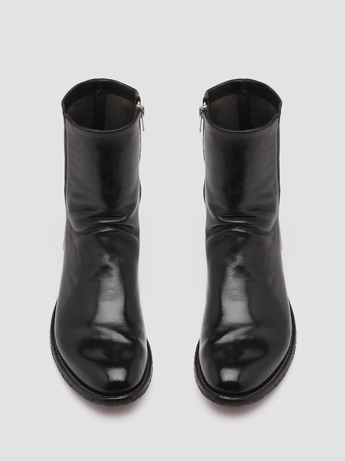 LEXIKON 135 - Black Leather Booties