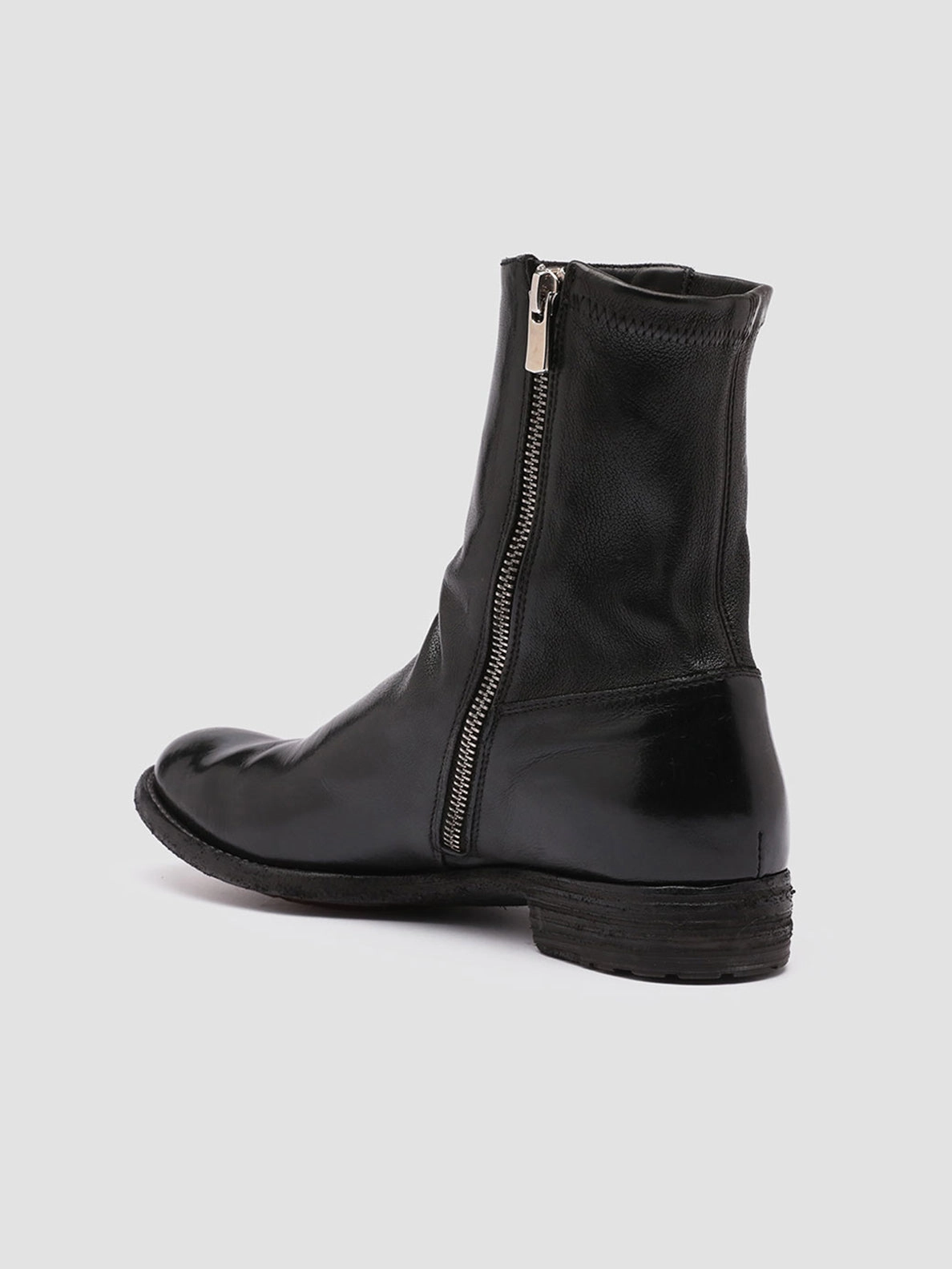 LEXIKON 135 - Black Leather Booties