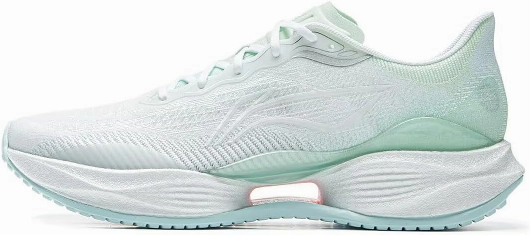 LI-NING Super Light 22 Women Running Shoes Reflective Boom Fiber High Rebound Light Weight Cushioning Sport Shoes ARBV002