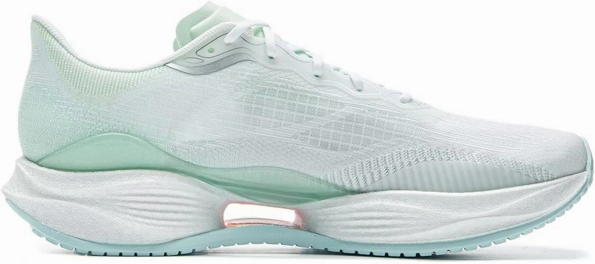 LI-NING Super Light 22 Women Running Shoes Reflective Boom Fiber High Rebound Light Weight Cushioning Sport Shoes ARBV002