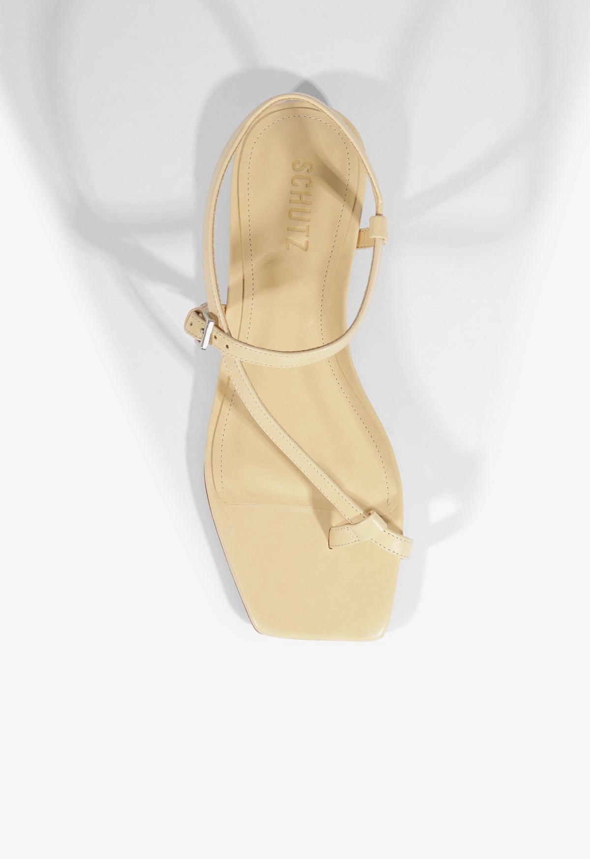 Lisa Beige Suede Flat Sandal