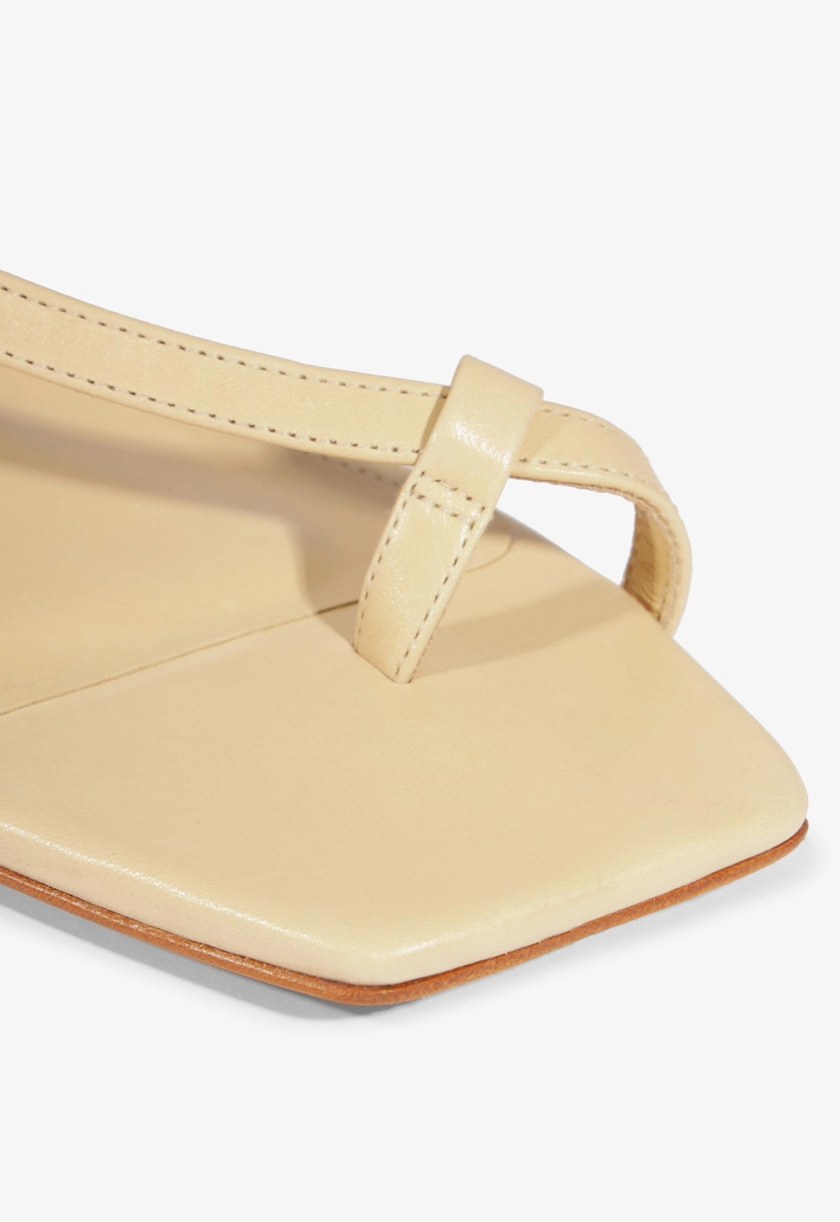 Lisa Beige Suede Flat Sandal