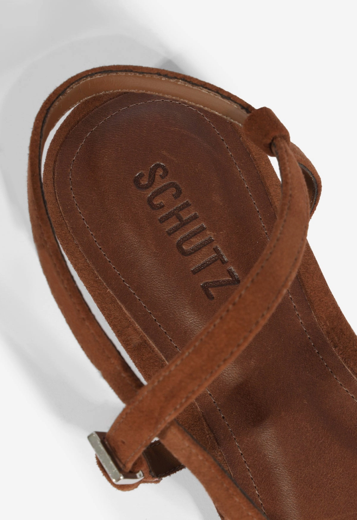 Lisa Brown Suede Flat Sandal