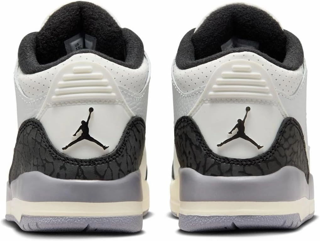 Little Kid's Jordan 3 Retro Fear 'Night Stadium/Total Orange' (DM0966 080) PS Pre School