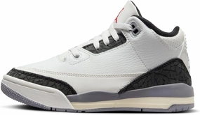 Little Kid's Jordan 3 Retro Fear 'Night Stadium/Total Orange' (DM0966 080) PS Pre School