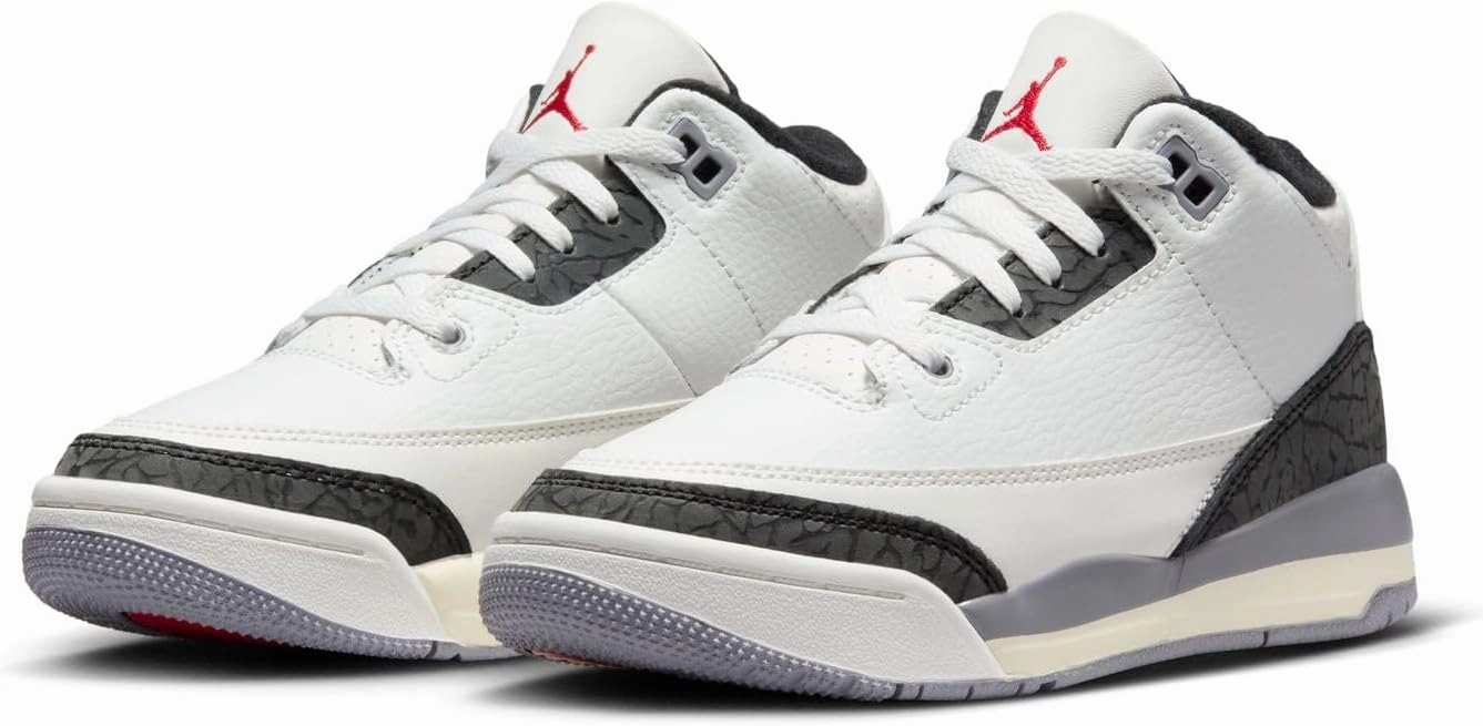 Little Kid's Jordan 3 Retro Fear 'Night Stadium/Total Orange' (DM0966 080) PS Pre School