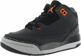 Little Kid's Jordan 3 Retro Fear 'Night Stadium/Total Orange' (DM0966 080) PS Pre School