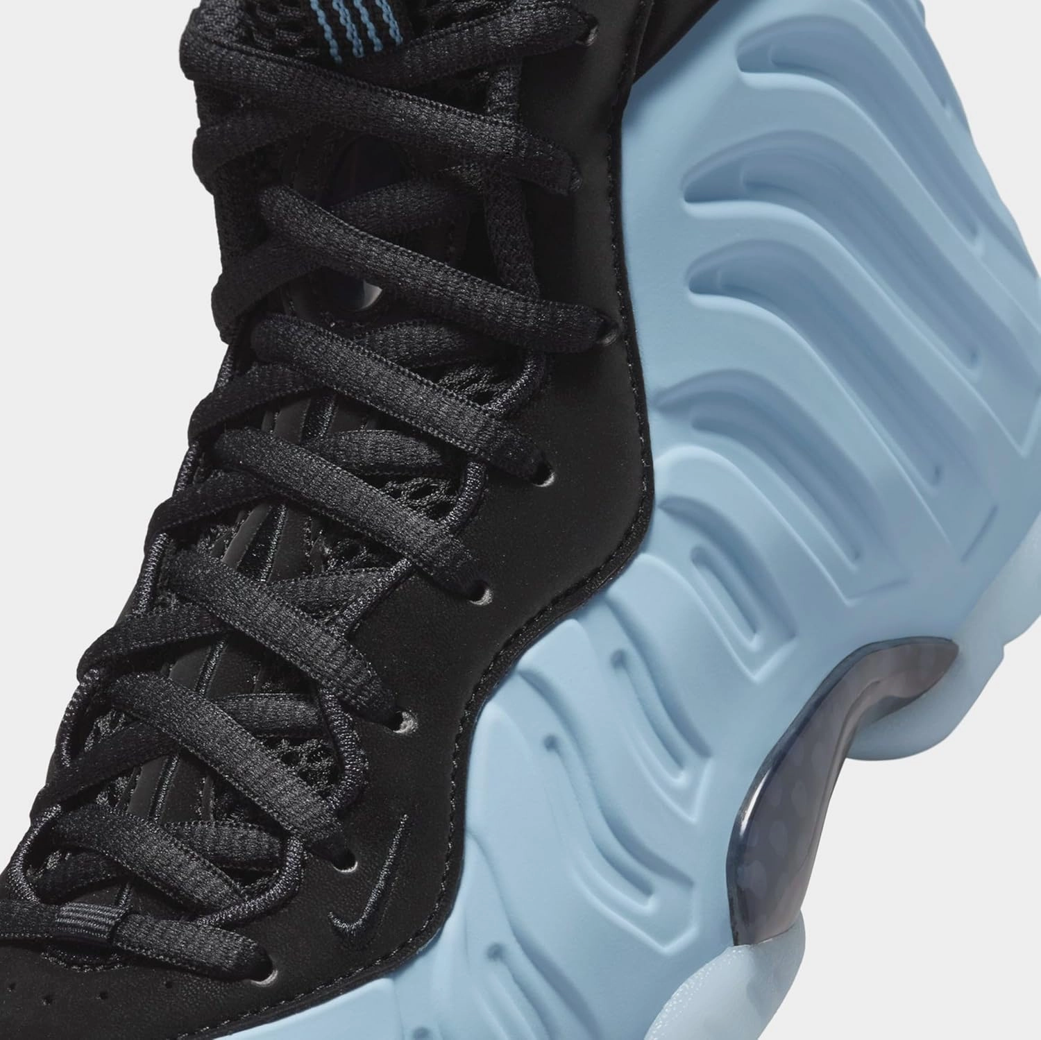 Little Posite One Grade School Basketball Shoes (Psychic Blue/Black) (HJ7654-400, Black/Blue)