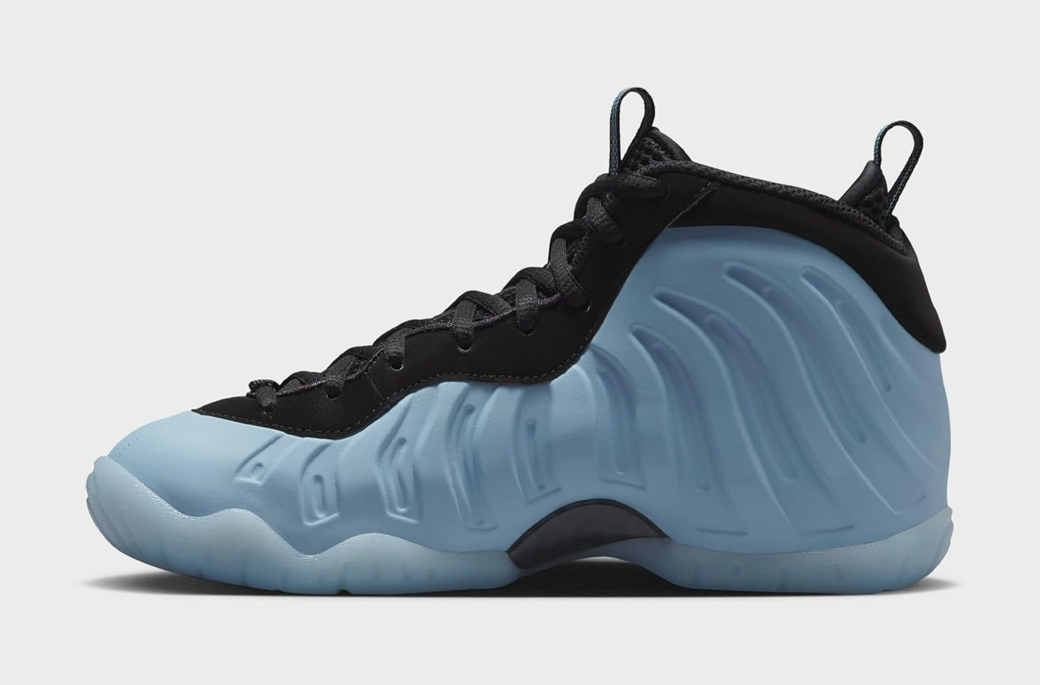 Little Posite One Grade School Basketball Shoes (Psychic Blue/Black) (HJ7654-400, Black/Blue)