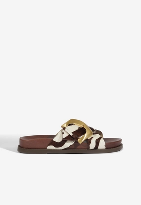 Lois Animal Print Sporty Sandal