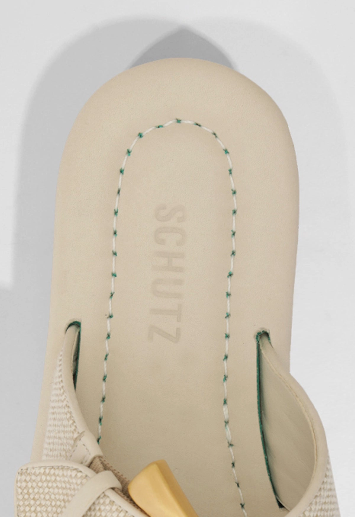 Lois Beige Linen Flat Sandal