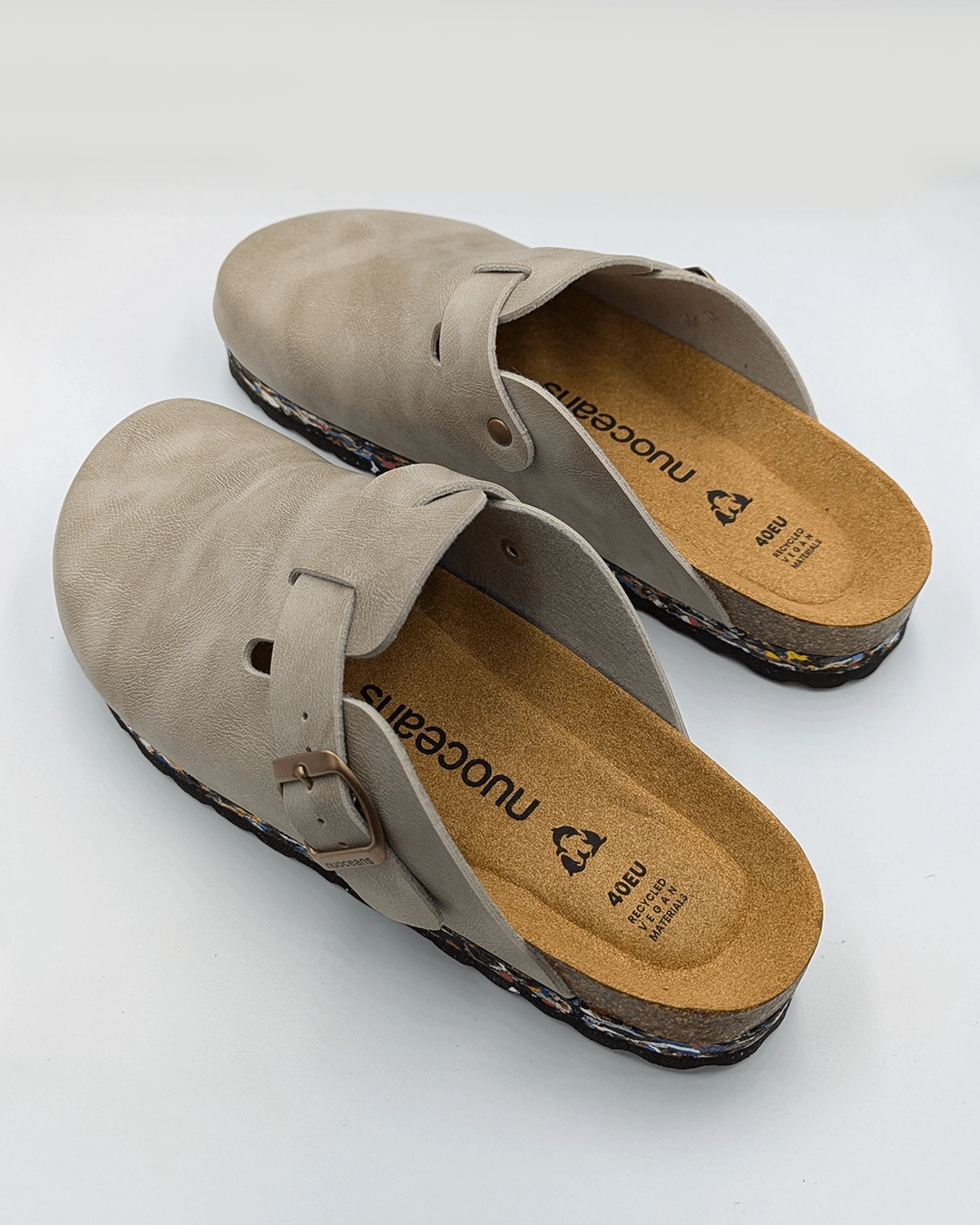 London Unisex Vegan Leather Clogs | Mist