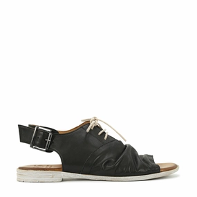 LOUELLE LEATHER SLING BACK SANDALS