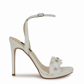 Lovely Flower Platform Sandals