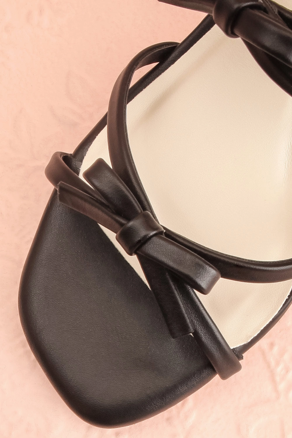 Macy Black | Heeled Sandals w/ Bows