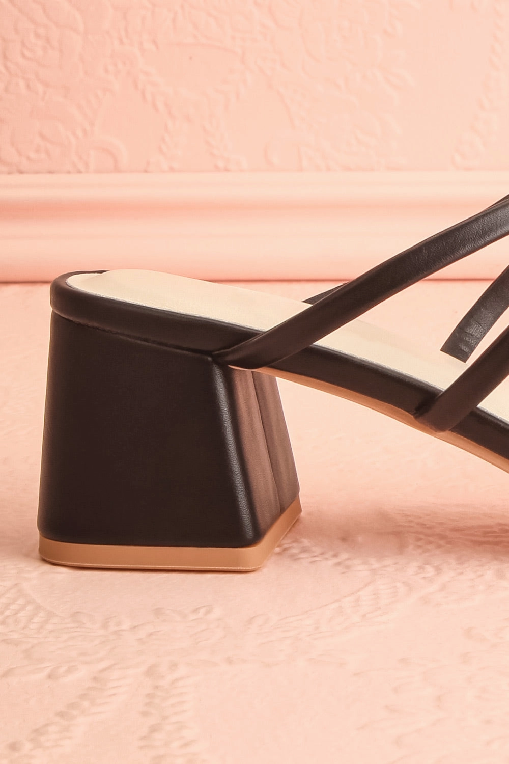 Macy Black | Heeled Sandals w/ Bows