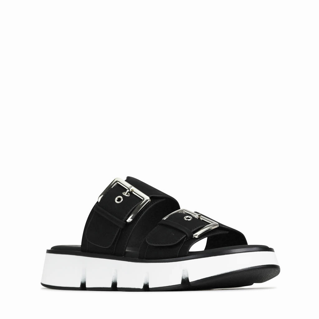 MADY PLATFORM SLIDE SANDALS
