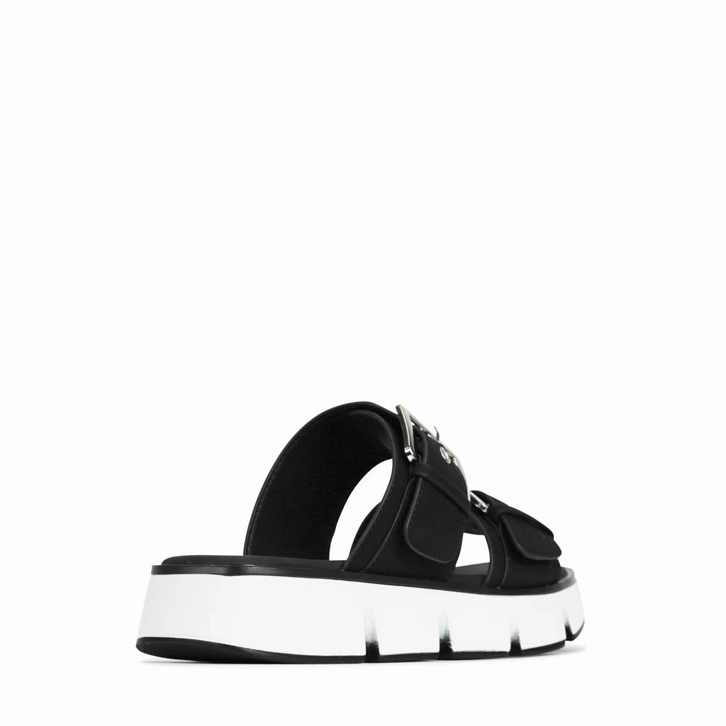 MADY PLATFORM SLIDE SANDALS