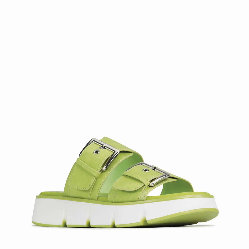 MADY PLATFORM SLIDE SANDALS