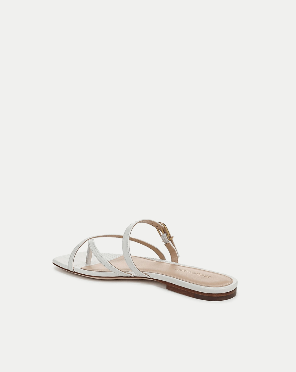 Marthe Embossed Leather Sandal