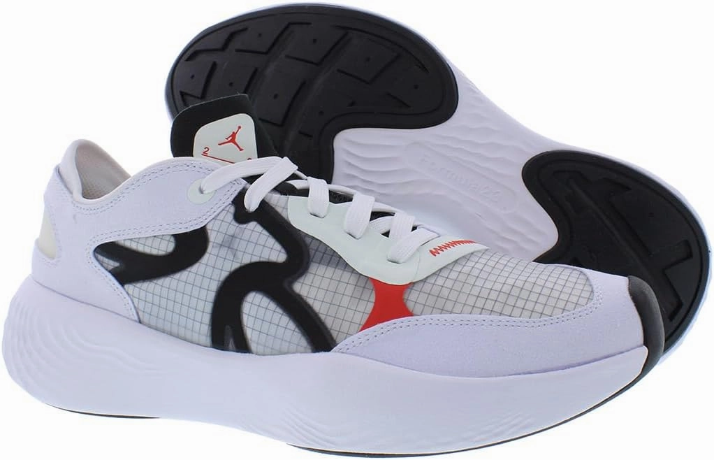 Men's Jordan Delta 3 Low White/Chile Red-Black (DN2647 160)