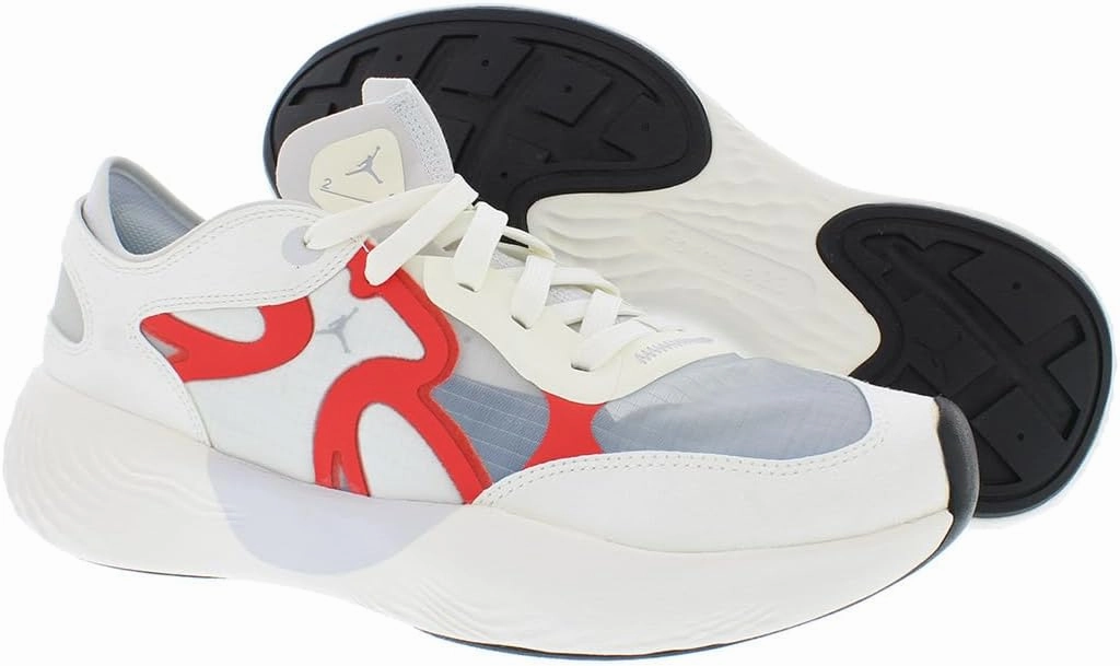 Men's Jordan Delta 3 Low White/Chile Red-Black (DN2647 160)