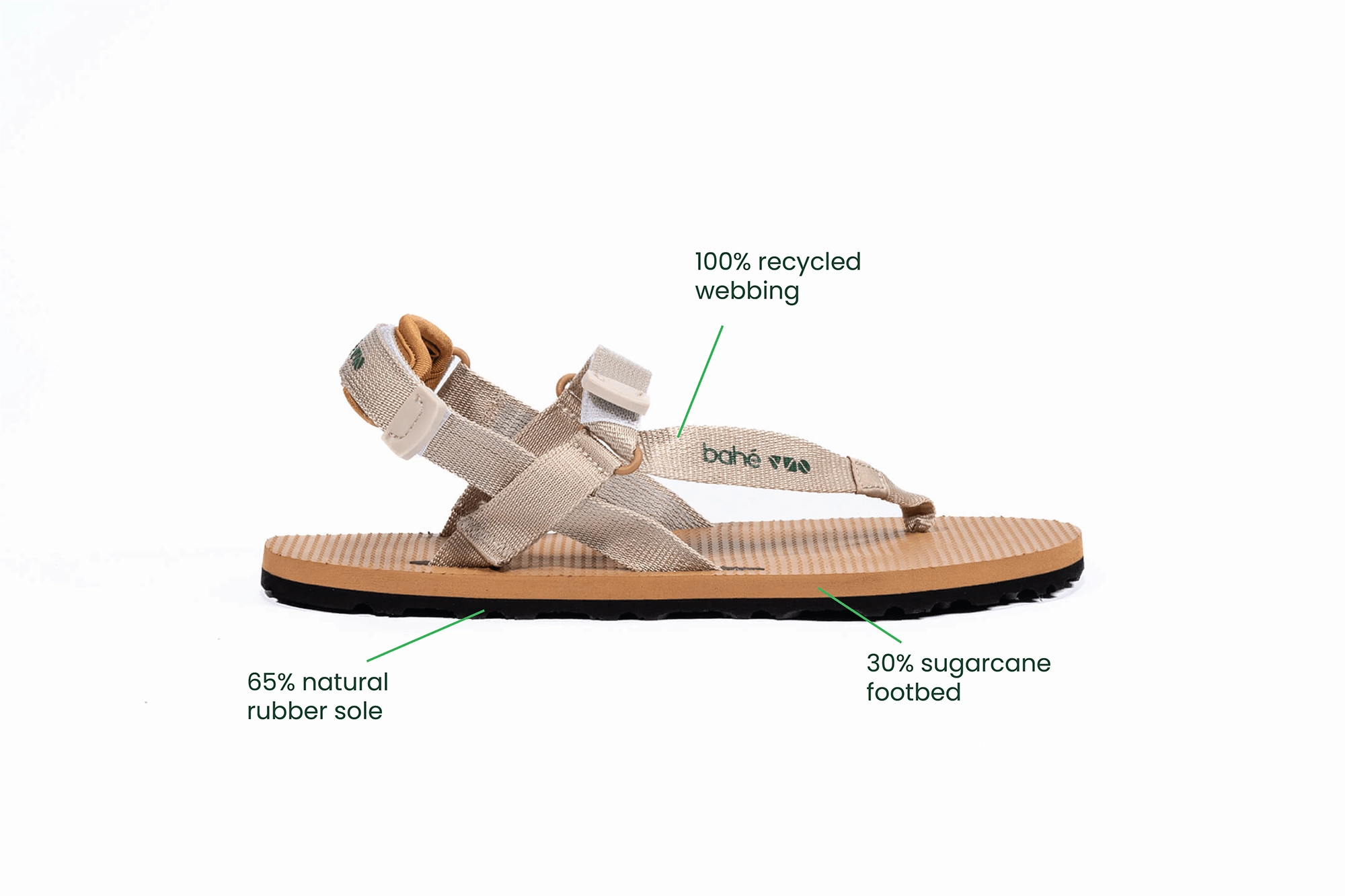 Men's Respire Grounding Barefoot Sandals | Stone
