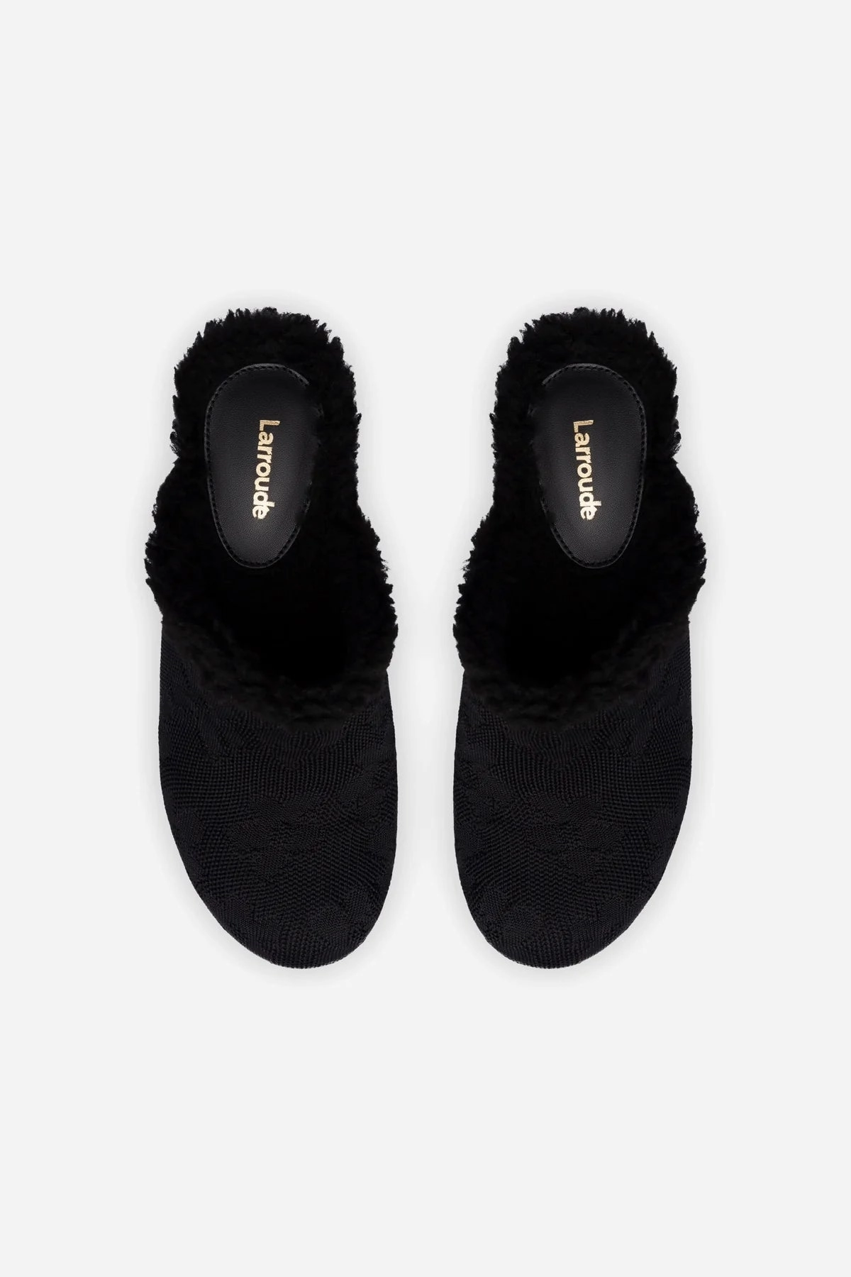 Miso Platform Clog In Black Knit