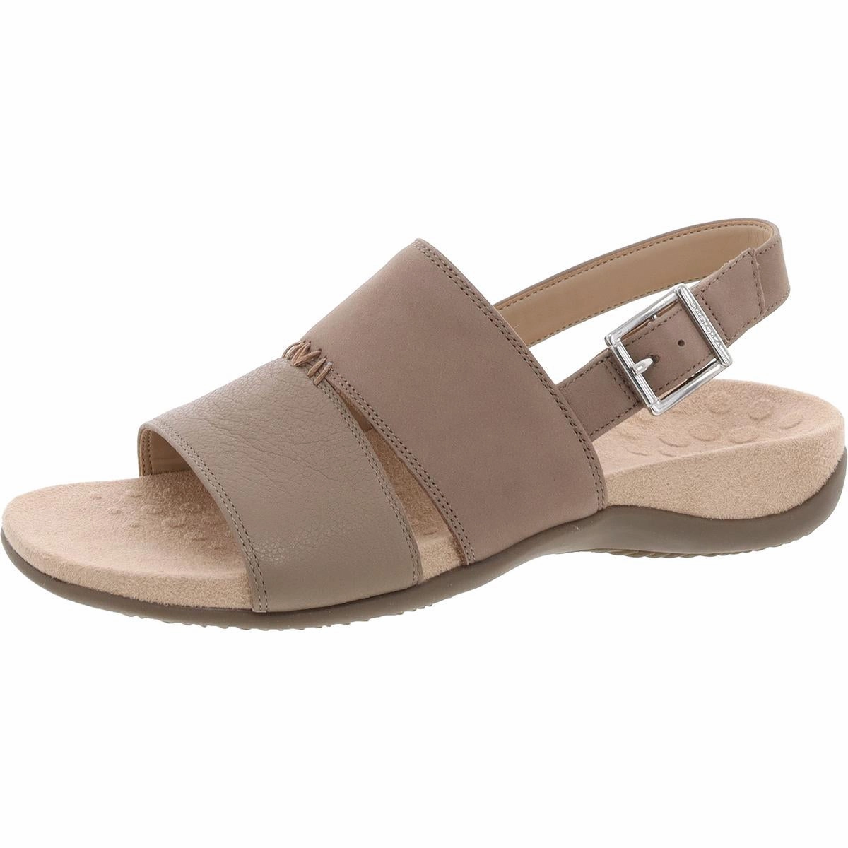Morro Womens Leather Slip On Slingback Sandals