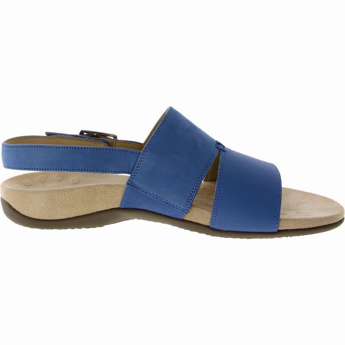 Morro Womens Leather Slip On Slingback Sandals