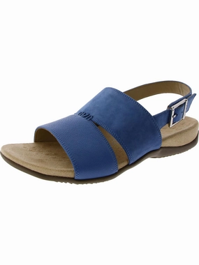 Morro Womens Leather Slip On Slingback Sandals