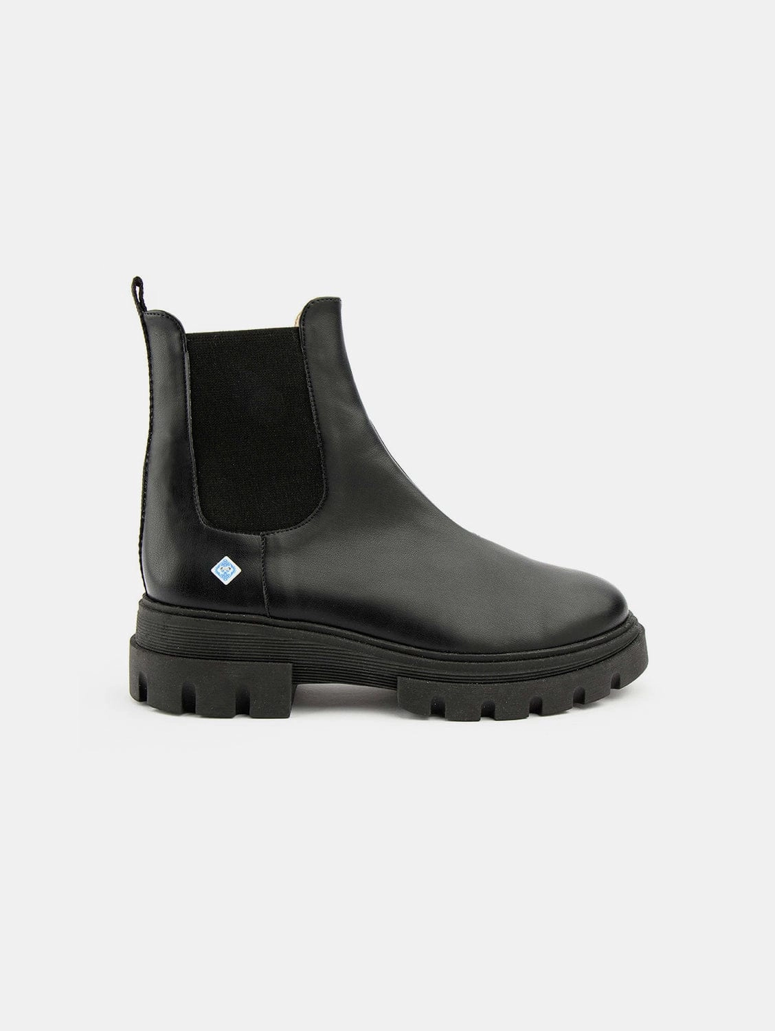 My Chelsea Dallas Corn Leather Vegan Boots | Black
