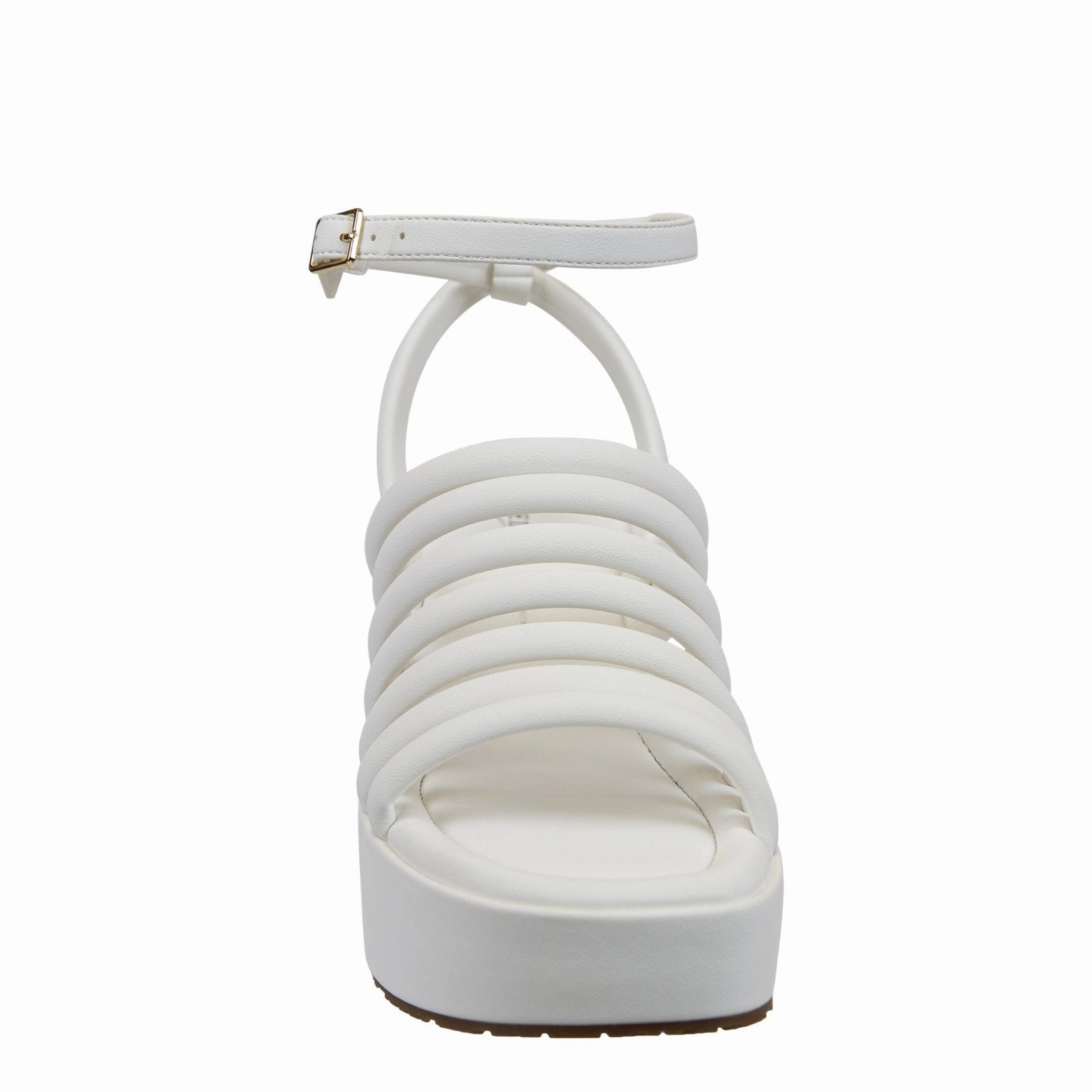 Naked Feet: ANTIPODE in WHITE Heeled Sandals